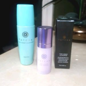 Tatcha cleanser & primer